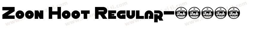 Zoon Hoot Regular字体转换